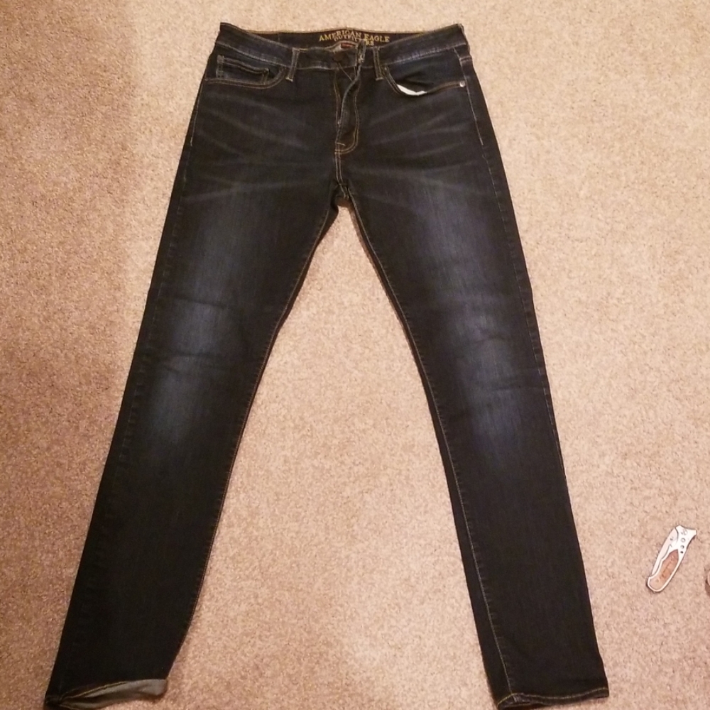 American Eagle Slim Blue Jeans 34x36